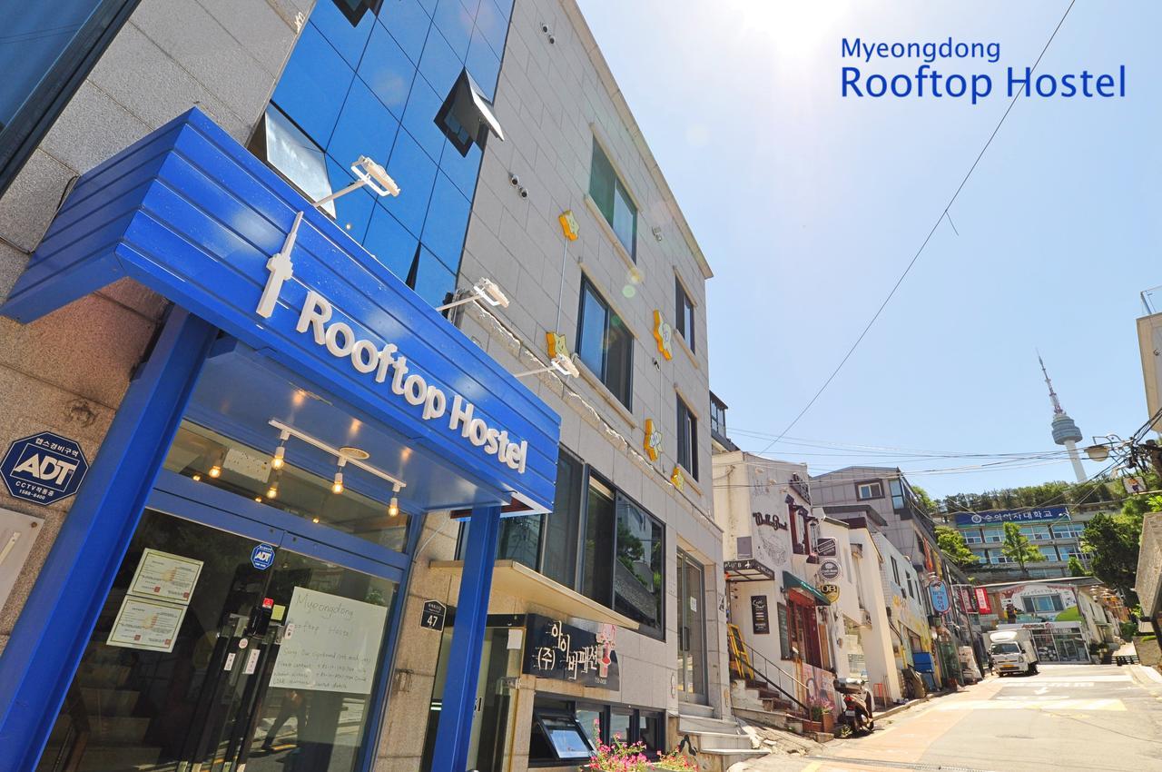 Myeongdong Rooftop Hostel Seul Dış mekan fotoğraf