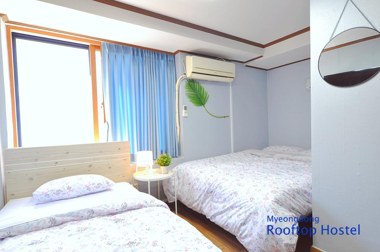 Myeongdong Rooftop Hostel Seul Dış mekan fotoğraf