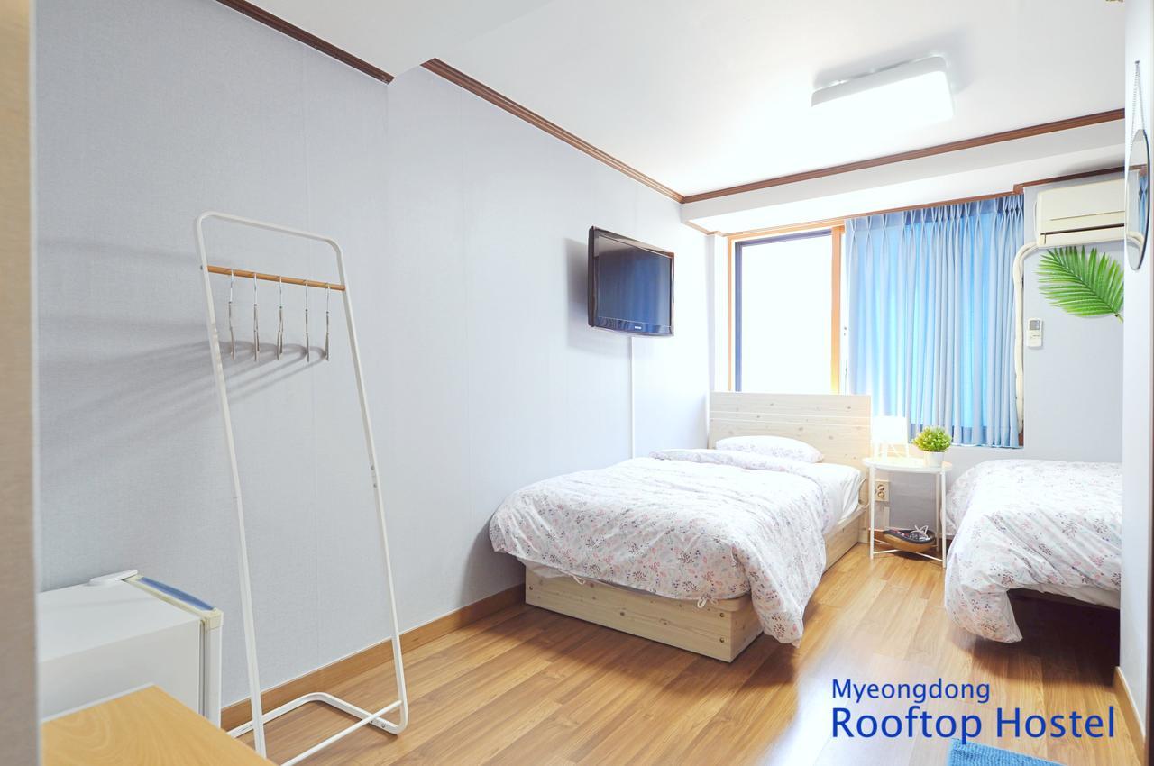 Myeongdong Rooftop Hostel Seul Dış mekan fotoğraf