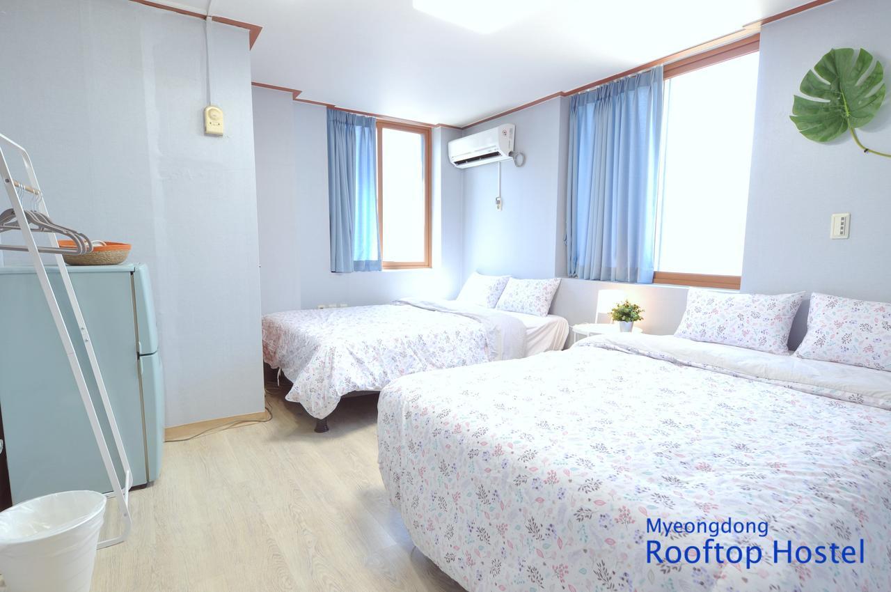 Myeongdong Rooftop Hostel Seul Dış mekan fotoğraf