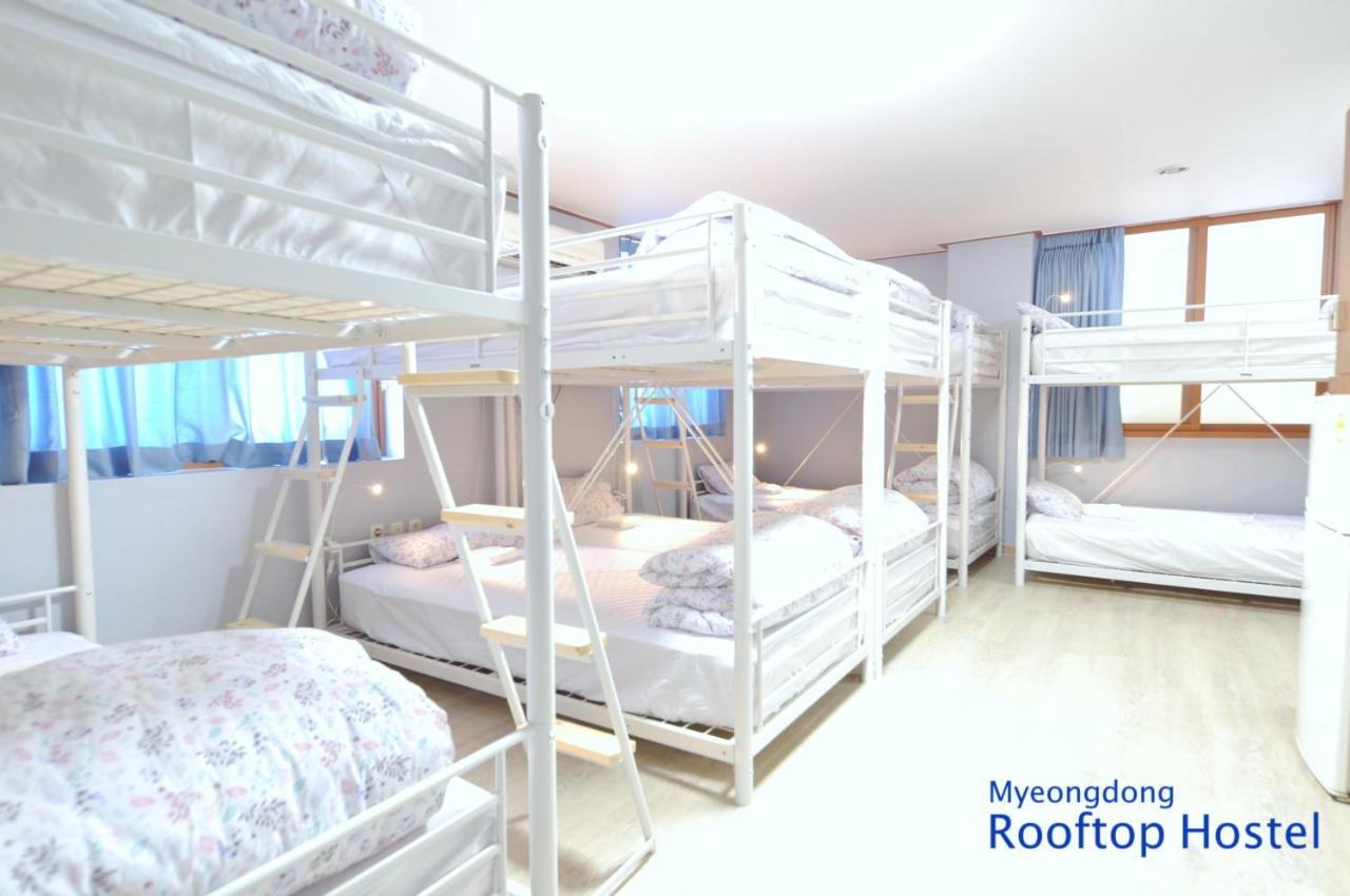 Myeongdong Rooftop Hostel Seul Dış mekan fotoğraf