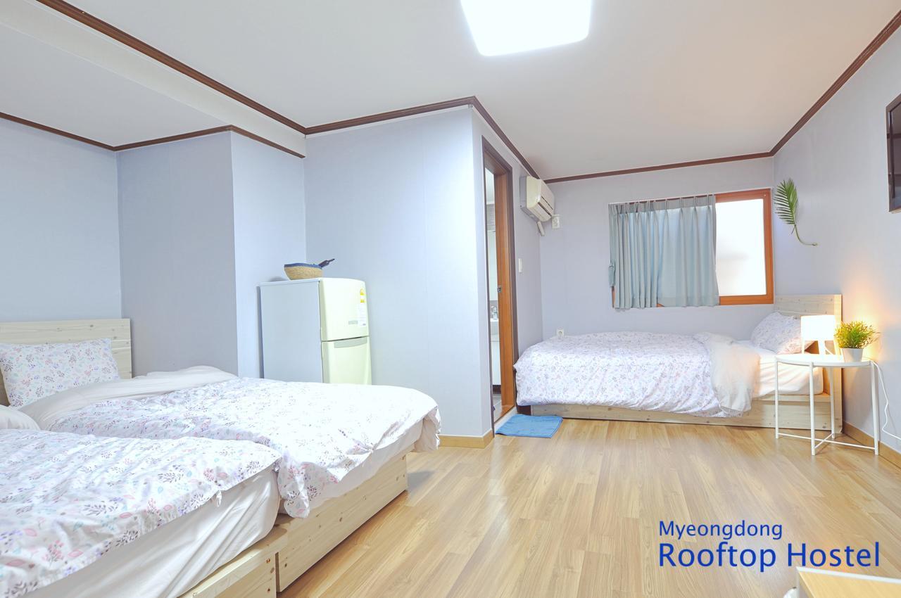 Myeongdong Rooftop Hostel Seul Dış mekan fotoğraf